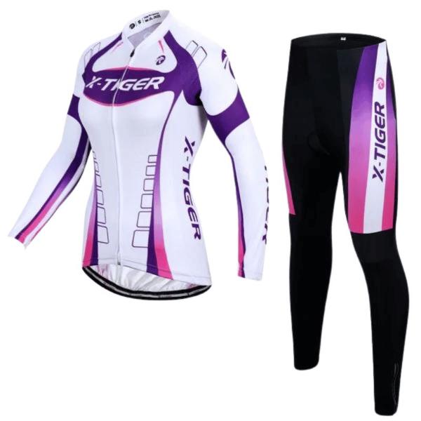 Roupas de Ciclismo Feminino para Inverno com Manga Longa - VodeBike