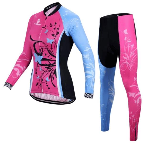 Roupas de Ciclismo Feminino para Inverno com Manga Longa - VodeBike