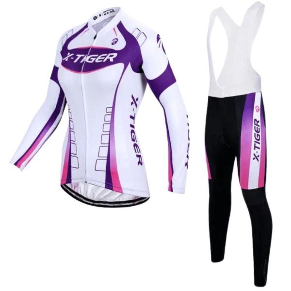 Roupas de Ciclismo Feminino para Inverno com Manga Longa - VodeBike