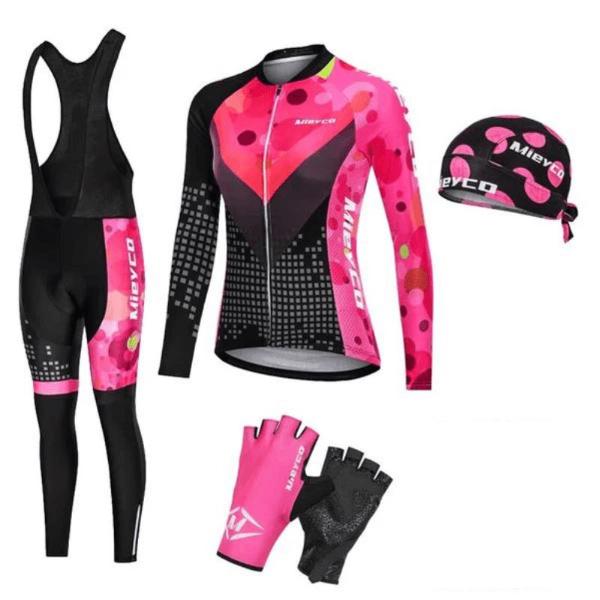 Roupa de Ciclismo Feminina 2024 Manga Longa - VodeBike