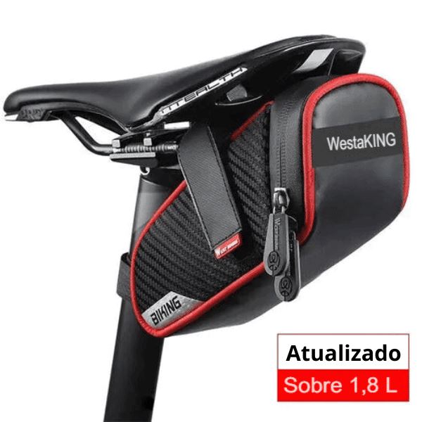 Bolsa de Selim para Bicicleta WEST Impermeável e Reflexiva - VodeBike