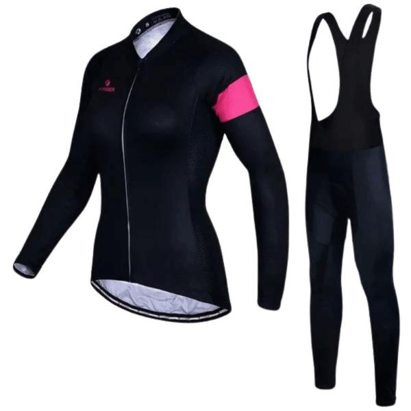 Roupas de Ciclismo Feminino para Inverno com Manga Longa - VodeBike