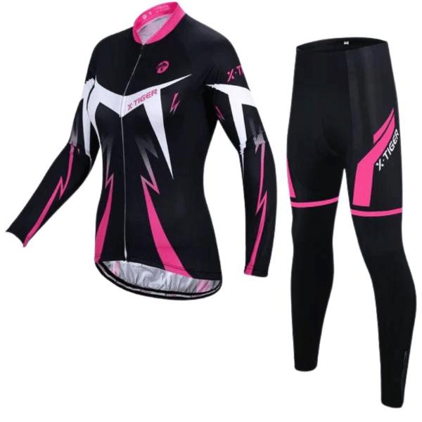 Roupas de Ciclismo Feminino para Inverno com Manga Longa - VodeBike