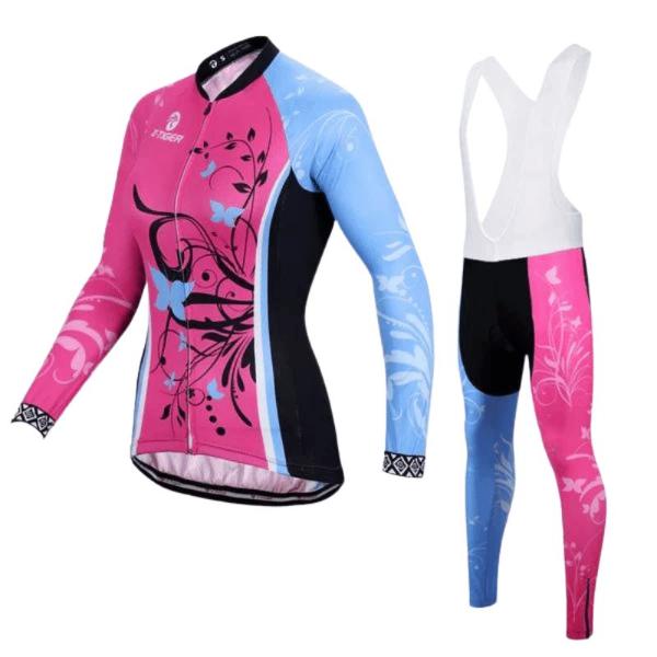 Roupas de Ciclismo Feminino para Inverno com Manga Longa - VodeBike