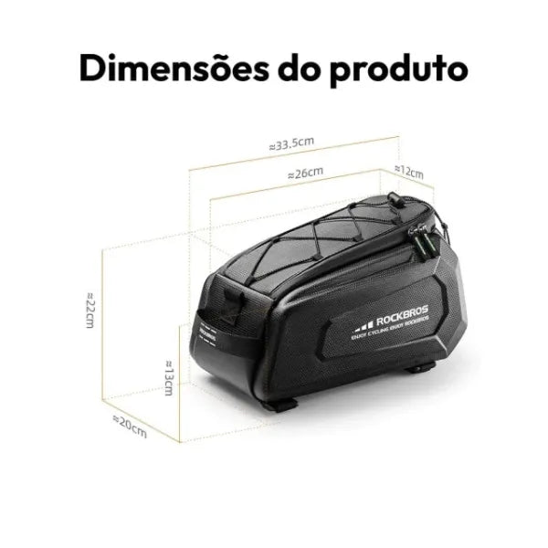 Bolsa de Selim Rockbros AeroShield Impermeável - Capacidade 9L Bolsas [ acessorios - bicicleta ] - Bolsa de Selim Rockbros AeroShield Impermeável - Capacidade 9L VodeBike 