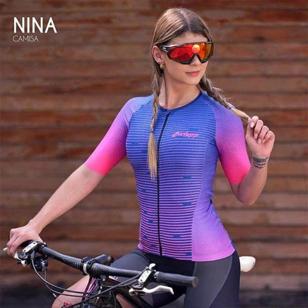 Conjunto de Ciclismo Feminino Pro Team - VodeBike