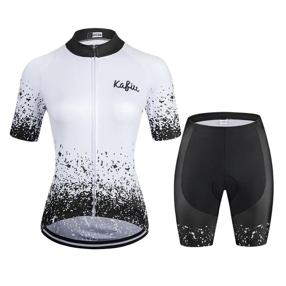 Conjunto de Ciclismo Feminino Kafitt - Jersey de Verão e Shorts - VodeBike