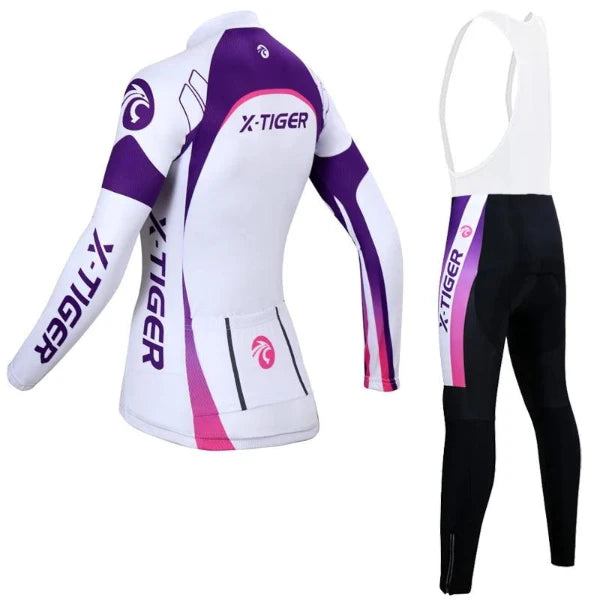 Roupas de Ciclismo Feminino para Inverno com Manga Longa - VodeBike