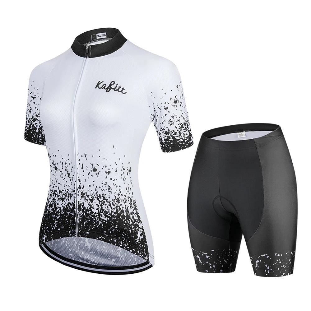 Conjunto de Ciclismo Feminino Kafitt - Jersey de Verão e Shorts - VodeBike