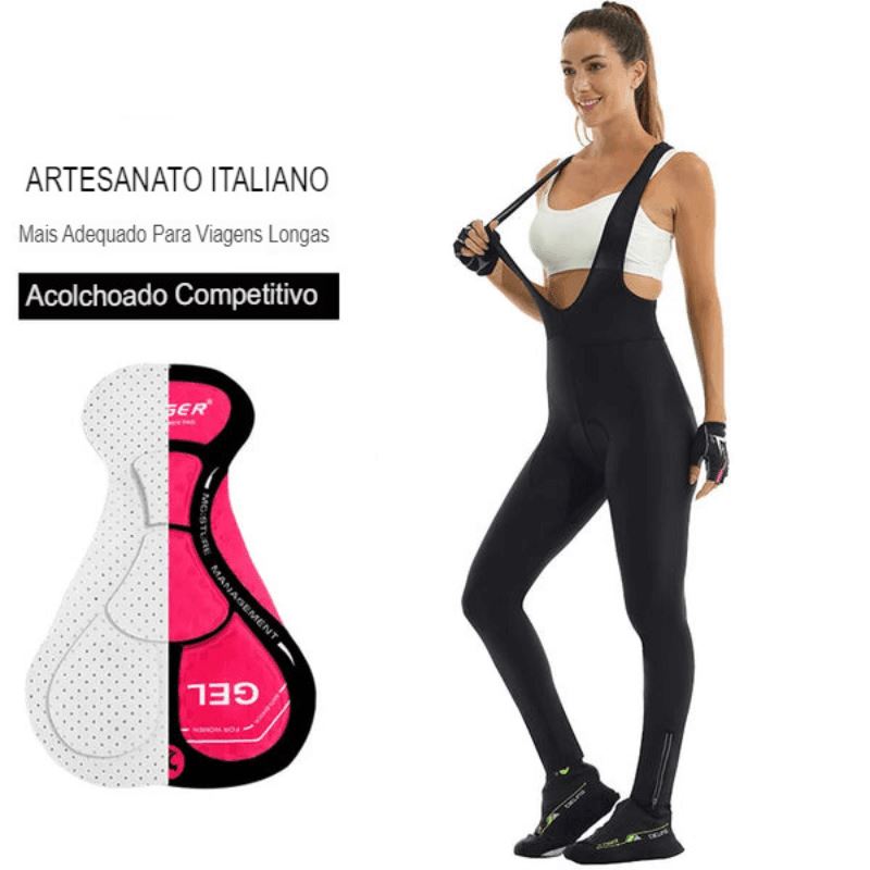 Roupas ciclismo feminino com Coolmax 3D Gel Pad - VodeBike