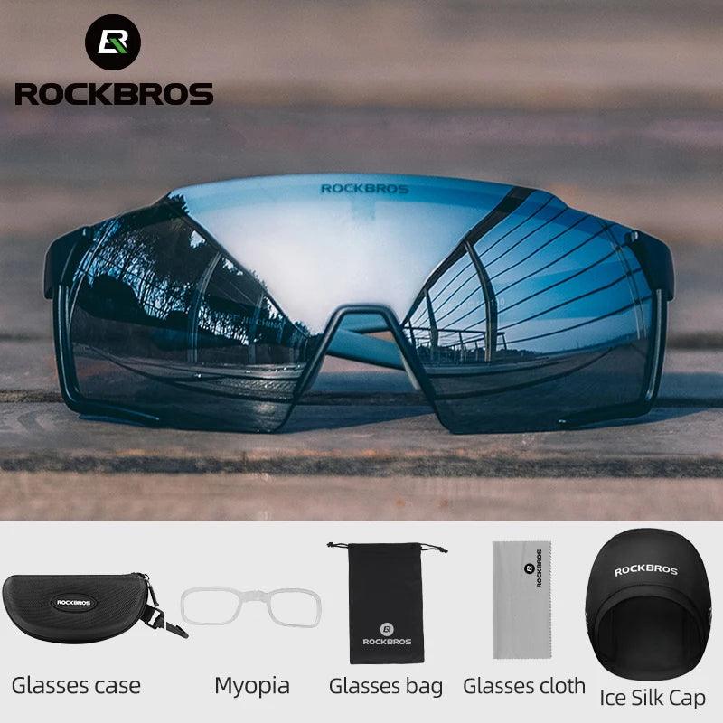 Óculos de Ciclismo ROCKBROS - Lentes Polarizadas e Fotocromáticas - VodeBike