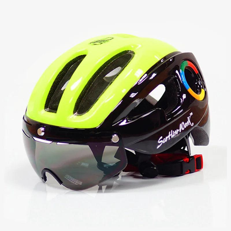 Capacete Ciclismo Ultraleve Ajustável Com Aba Unissex - VodeBike