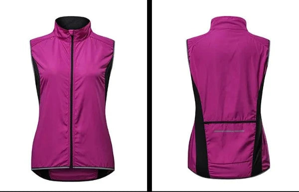 Colete Ciclismo Feminino Sem Mangas Reflective - VodeBike