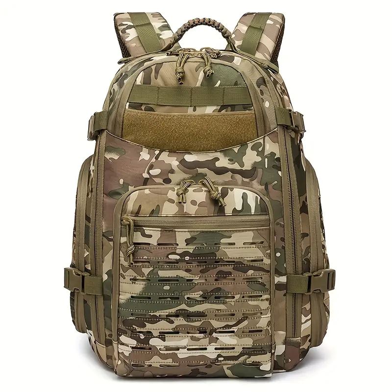 Mochila Tática Masculina 35L Impermeável para Caminhadas - VodeBike Mochila Tática Masculina 35L Impermeável para Caminhadas - VodeBike VodeBike Camuflagem Marrom 