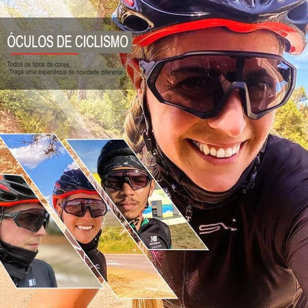 Óculos de Ciclismo Fotocromáticos + 5 Lentes - VodeBike