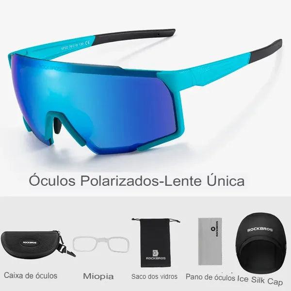 Óculos de Ciclismo ROCKBROS - Lentes Polarizadas e Fotocromáticas - VodeBike