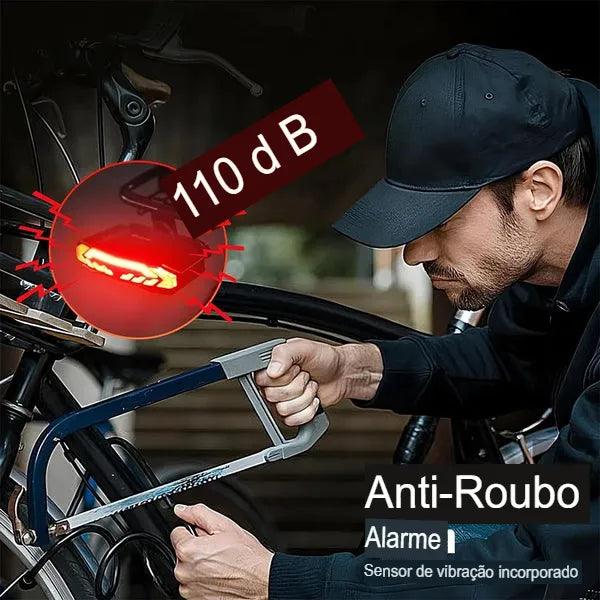 Luz Traseira Inteligente para Bicicleta com Sinalizadores - VodeBike