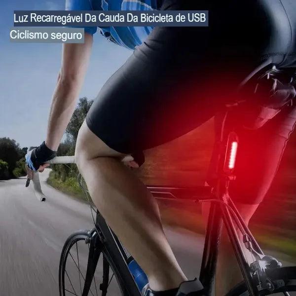 Luz Traseira para Bicicleta Recarregável USB - LED à Prova d'Água - VodeBike